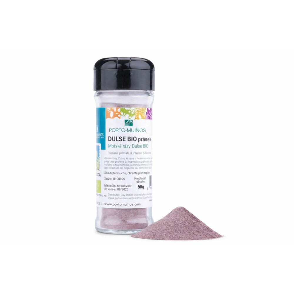 Díky přírodě mořské řasy Dulse prášek v kořence 50 g BIO