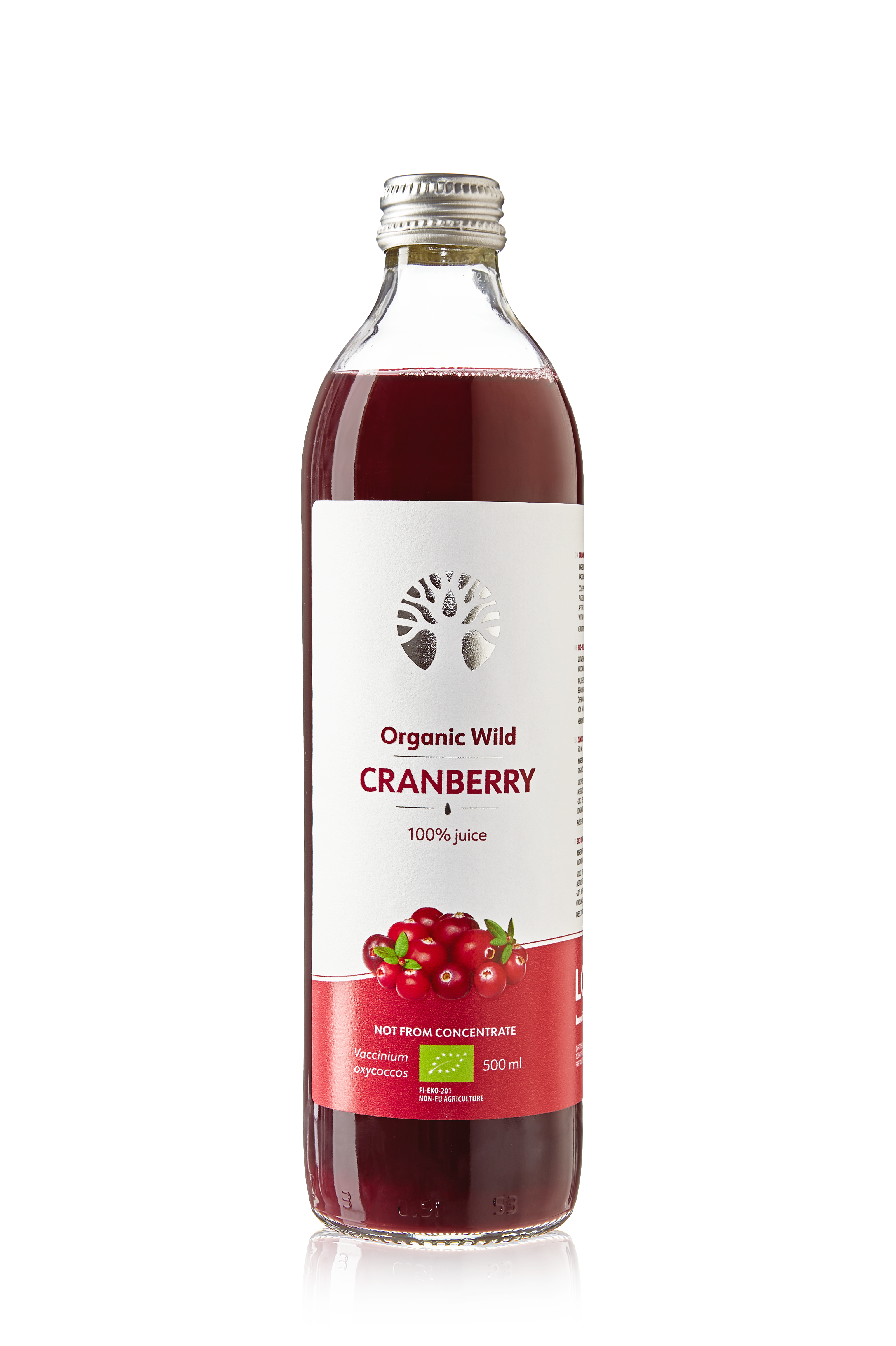 LOOV BIO 100% čistá šťáva z divoké brusinky 500 ml 