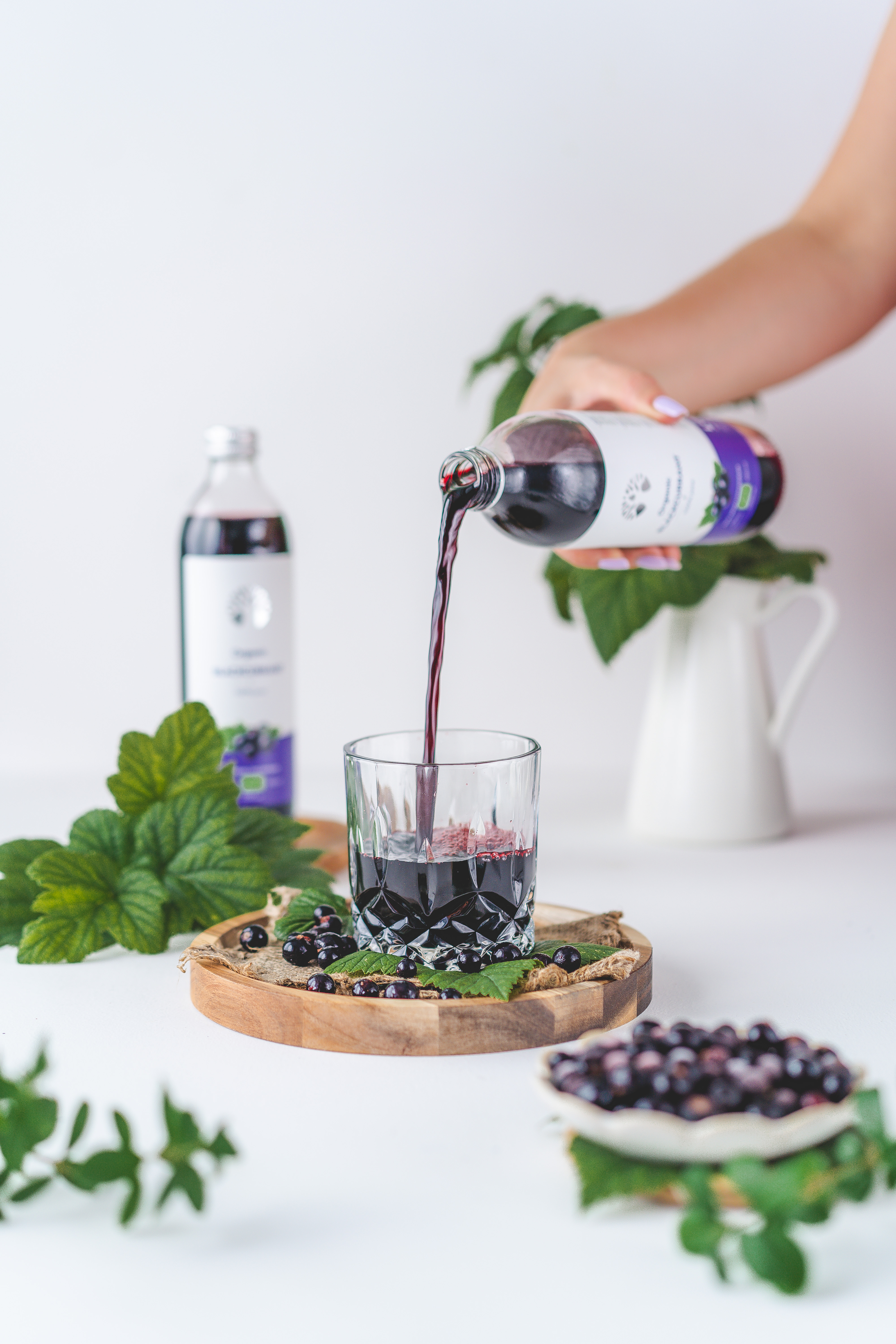 LOOV BIO 100% čistá šťáva z černého rybízu 500 ml