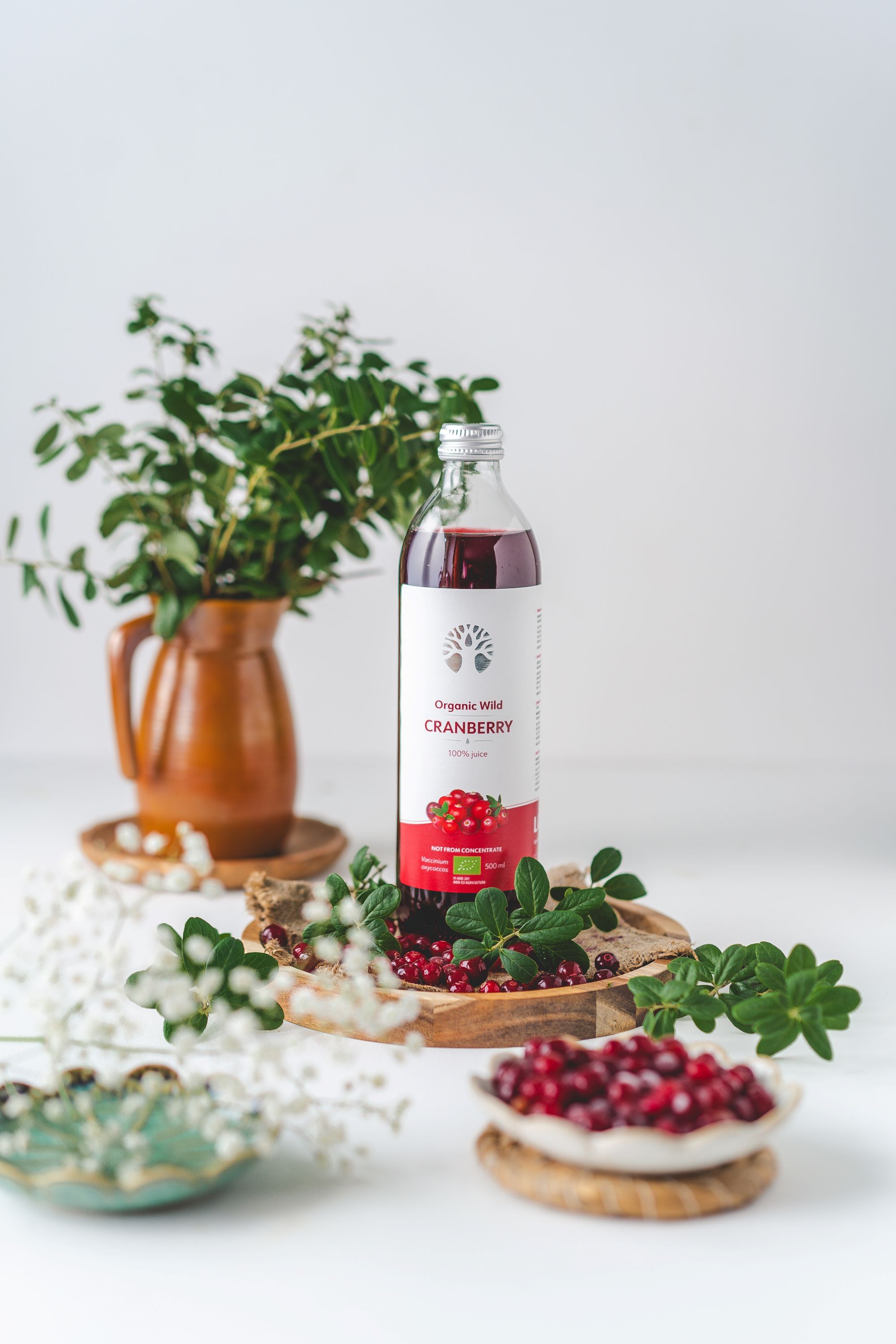LOOV BIO 100% čistá šťáva z divoké brusinky 500 ml 