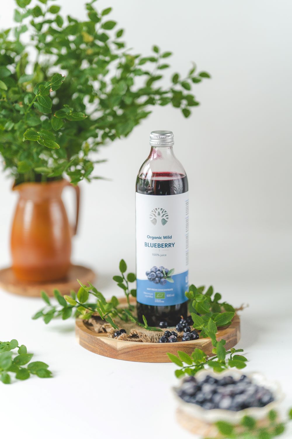 LOOV BIO 100% čistá šťáva z divoké borůvky 500 ml