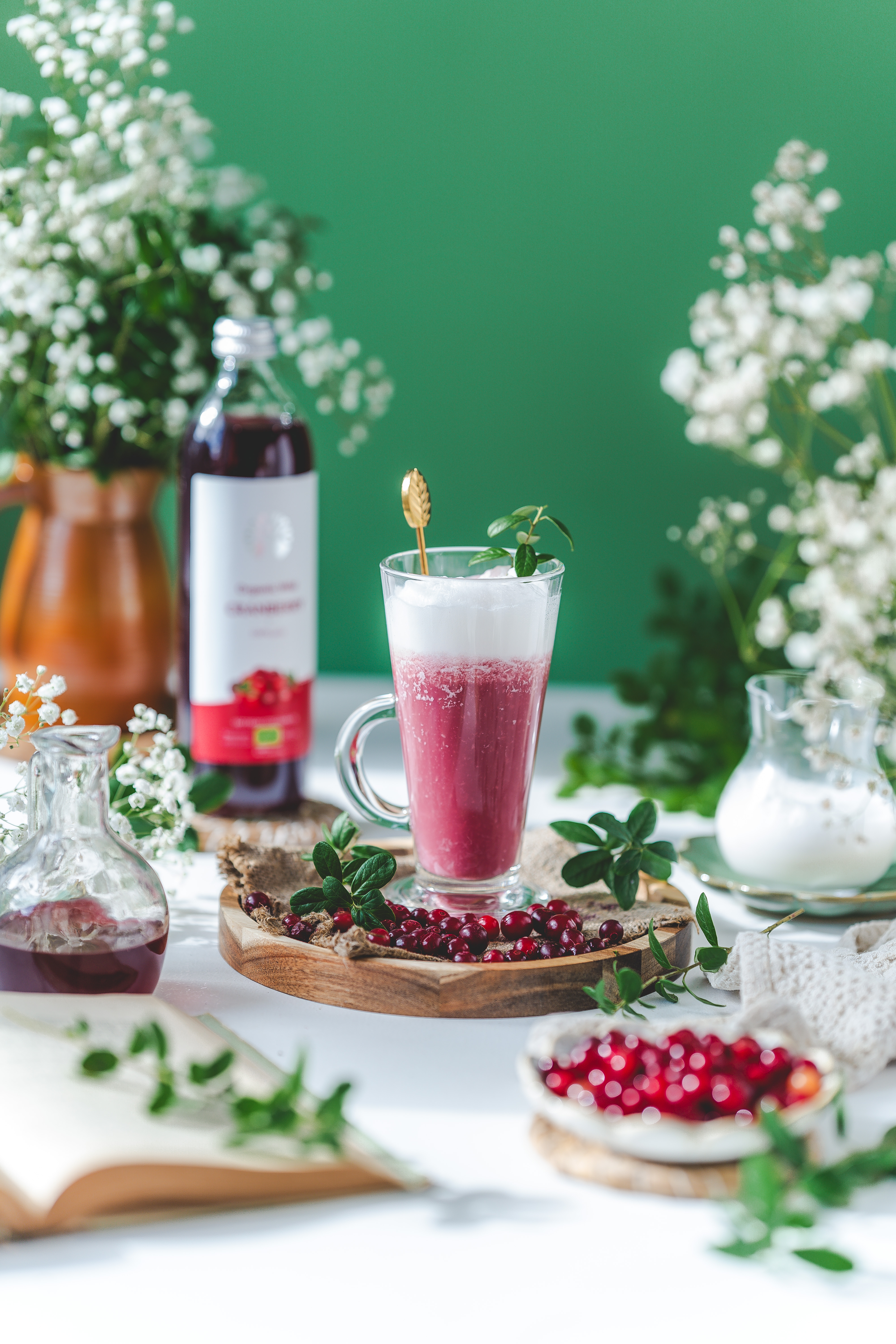 LOOV BIO 100% čistá šťáva z divoké brusinky 500 ml 