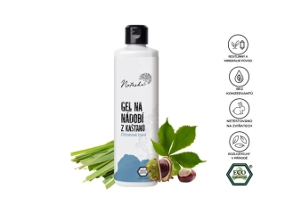 Natasha gel na nádobí z kaštanů citronová tráva 0,5 l