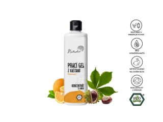 Natasha prací gel z kaštanů pomeranč koncentrát 0,5 l