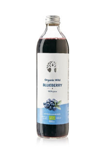 LOOV BIO 100% čistá šťáva z divoké borůvky 500 ml